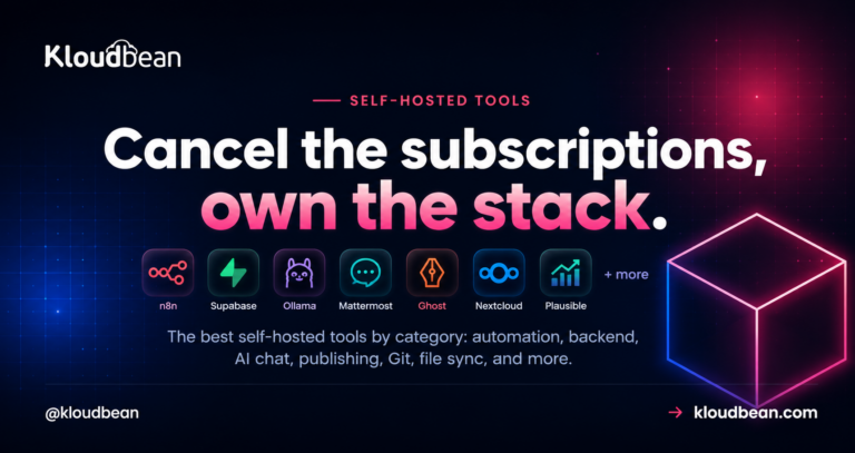 The Best Self-Hosted Tools, Sorted by What They Replace