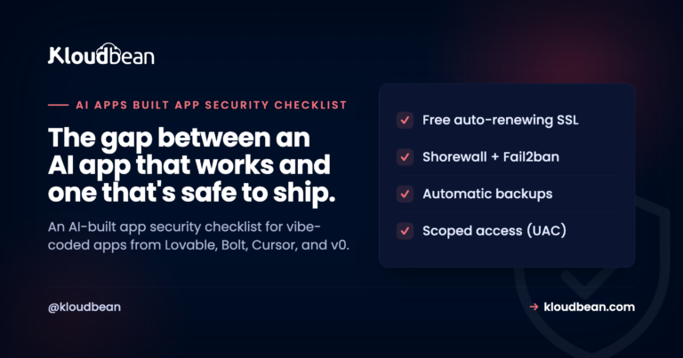 The AI-Built App Security Checklist: Secure Your Vibe-Coded App