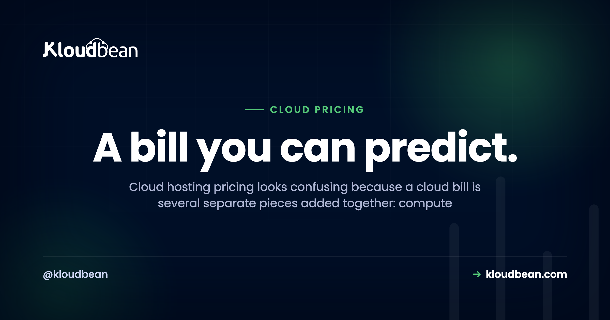 Cloud hosting pricing explained: the whole bill, decoded